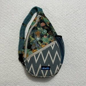 KAVU Paxton Pack Rope Sling Crossbody Bag Sea Glitter